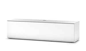 Sonorous STA 160F-WHT-WHT-BW hängende TV-Lowboard mit Sockel  | Lowboard Weiß Hochglanz Wandhängend  | Lowboard