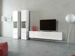 Wohnwand Mediawand Wohnzimmerschrank Fernsehschrank Wohnkombi  | Hängende Wohnzimmermöbel  | Wohnwand